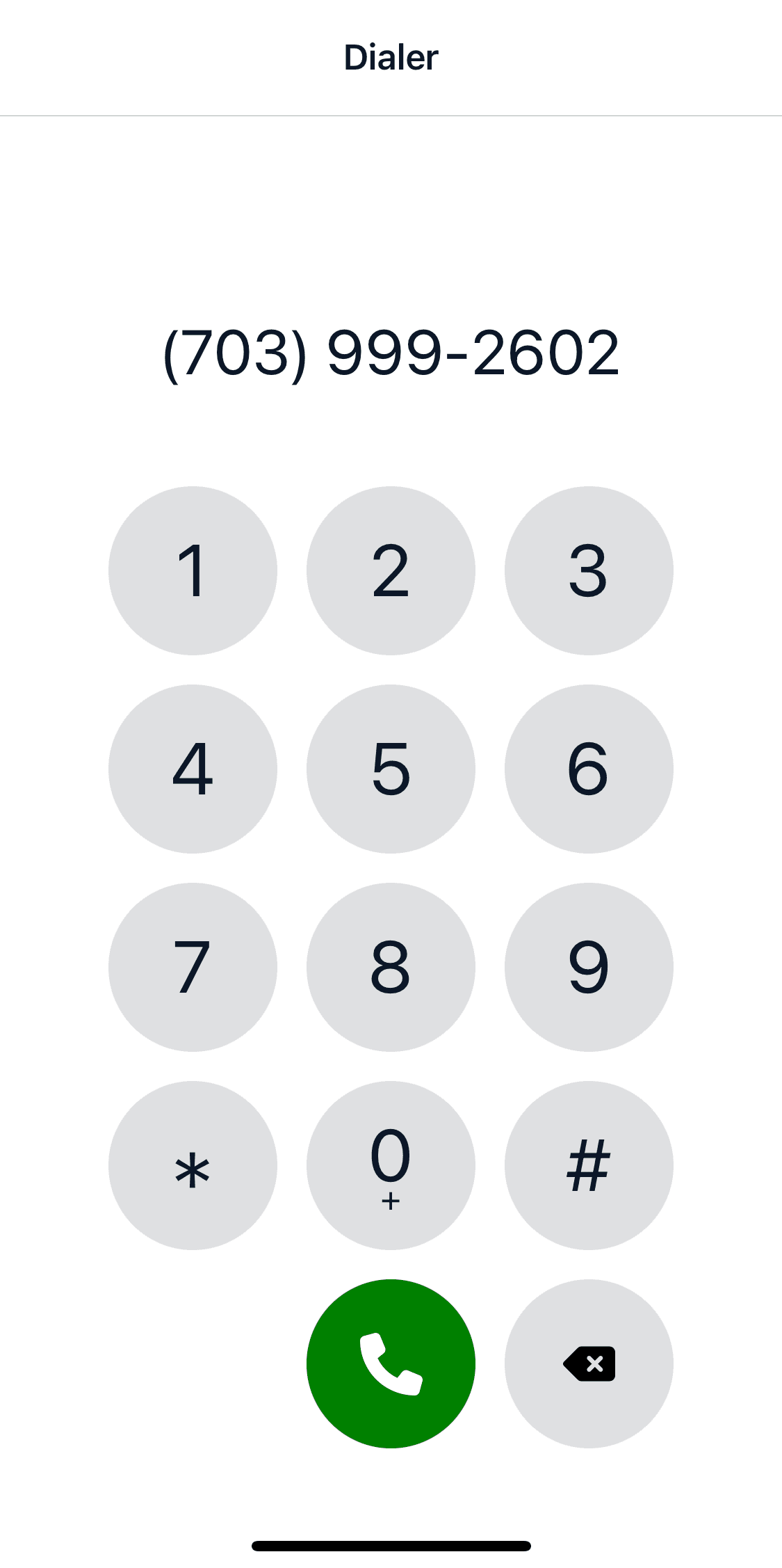 Community Phone App Dialer