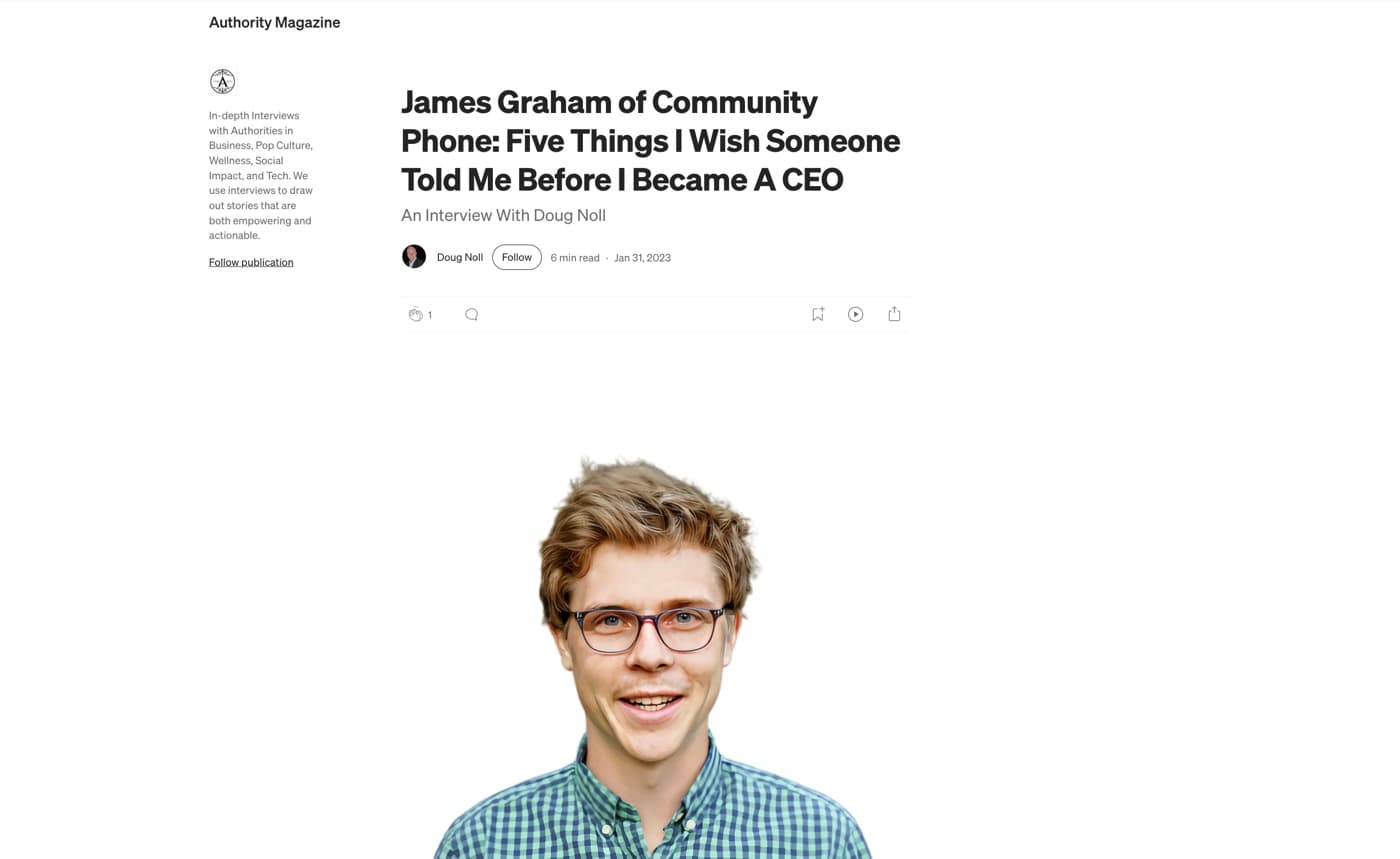 James Graham interviewed by Doug Noll