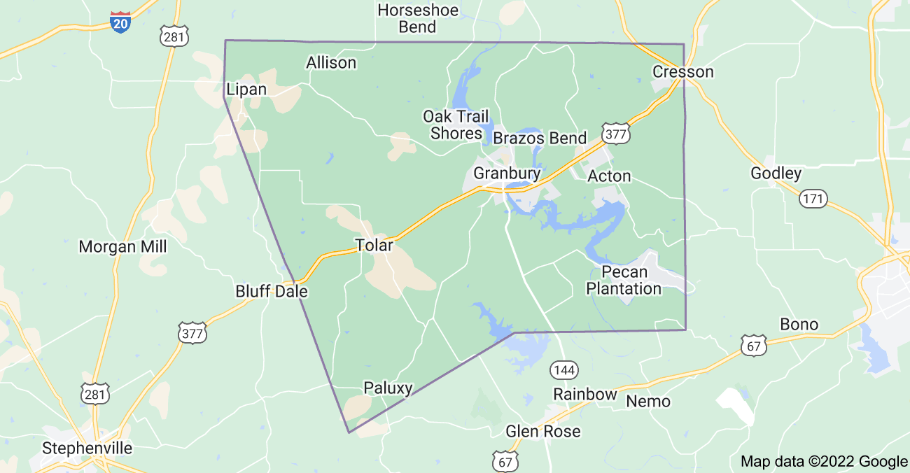 Map of Houston, TX