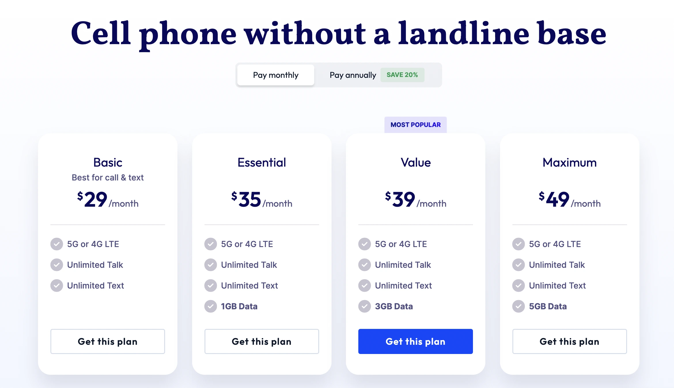 Community Phone's Cell Phone Pricing