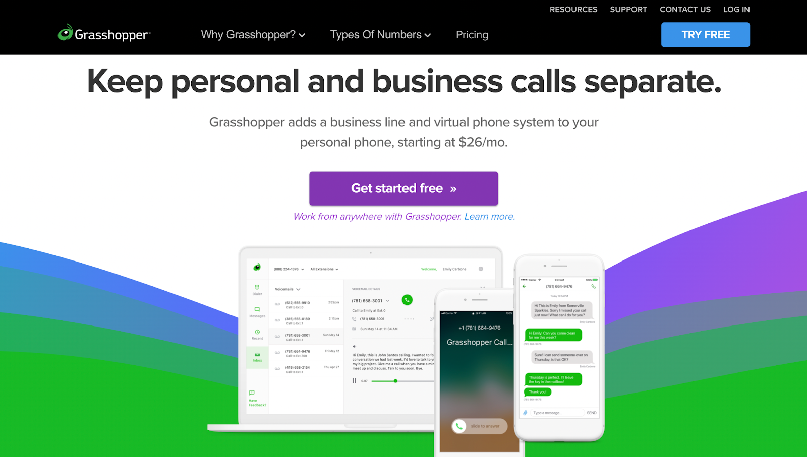 Grasshoppers Business Phone Service