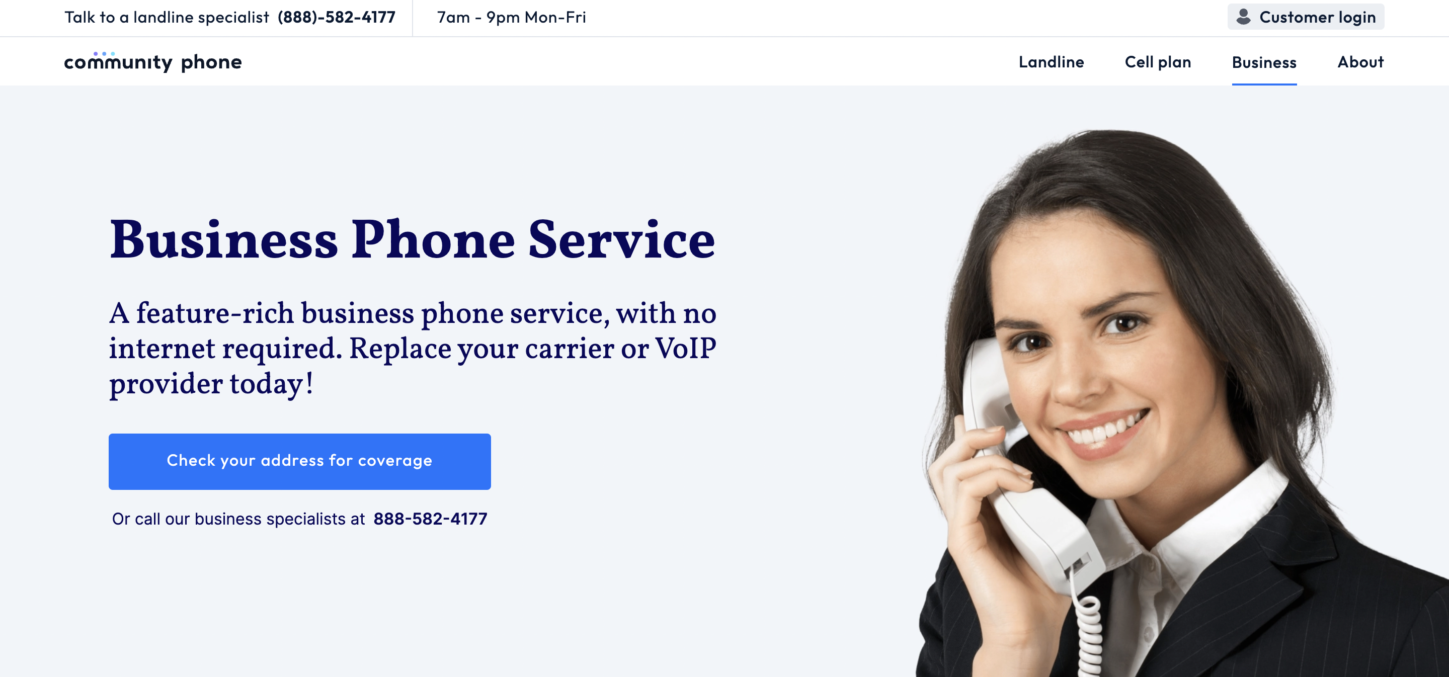 Community Phone Business Phone Service