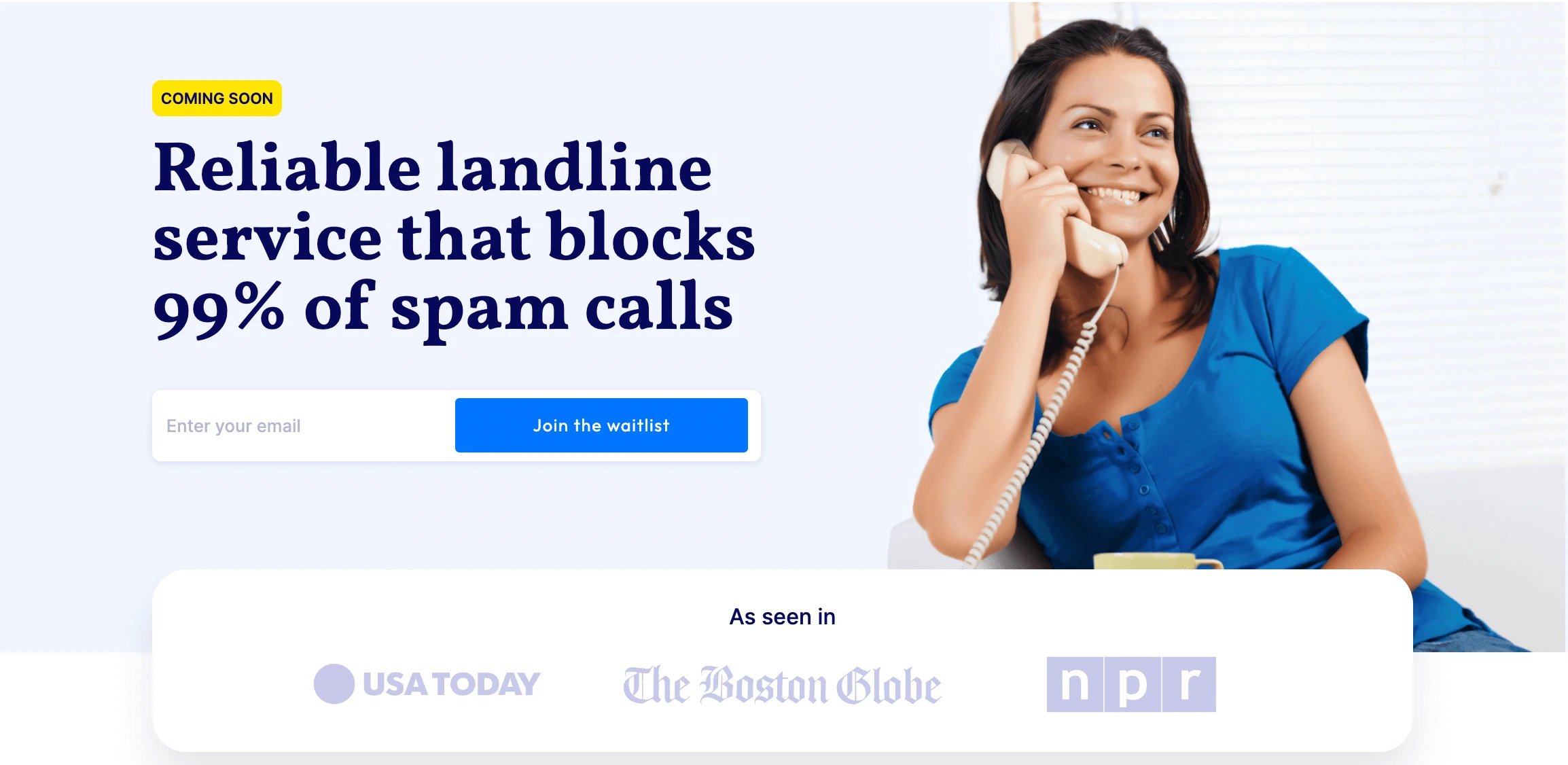 Spam call blocking