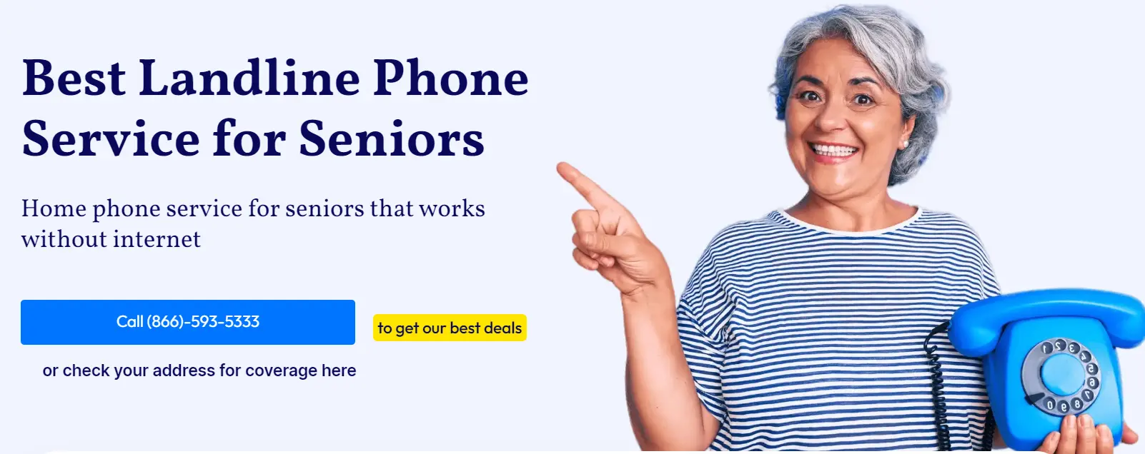 Image of Community Phone landline service for seniors