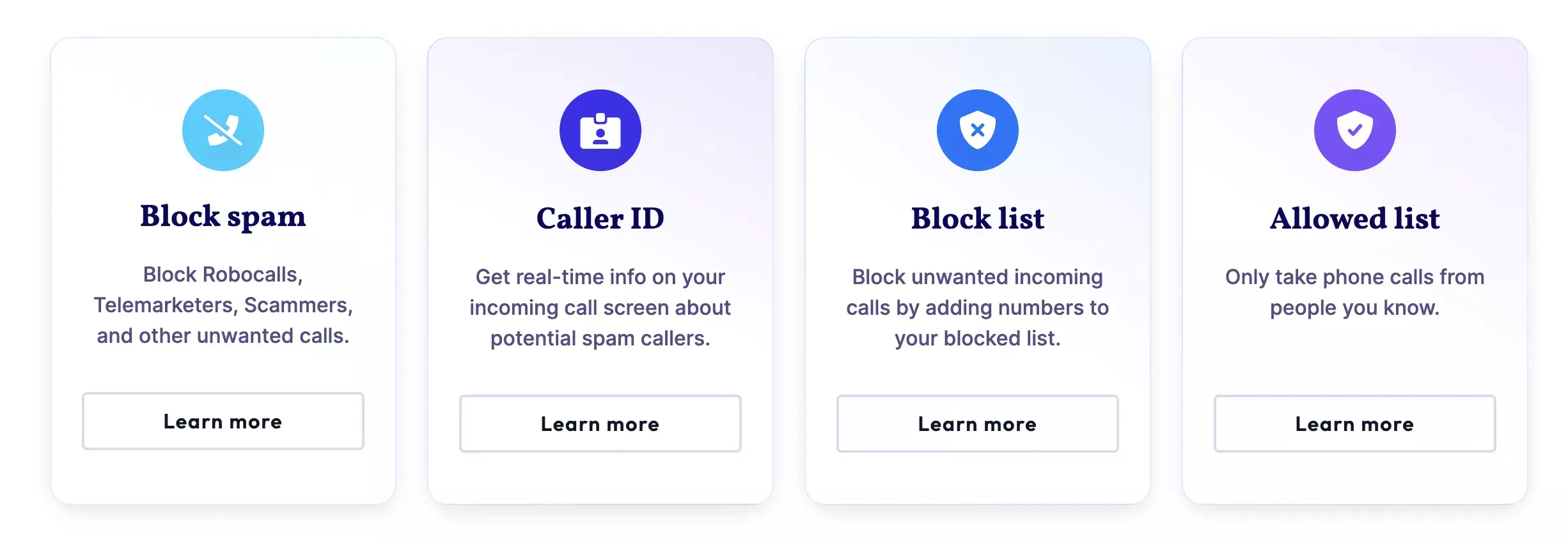 Spam Call Blocking