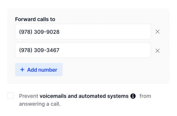 Turn off call forwarding with Community Phone